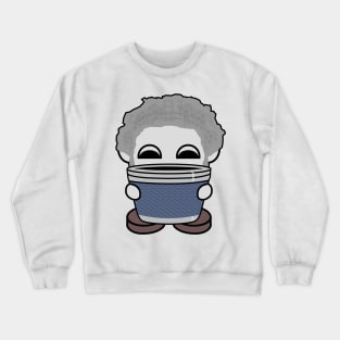 Grandpa Yo O'BOT Sips Tea Party Series (Travel Mug) Crewneck Sweatshirt